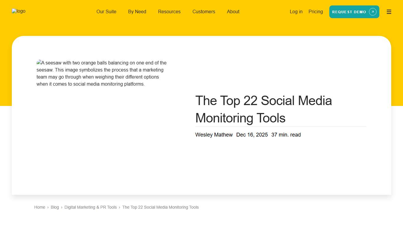 The Top 22 Social Media Monitoring Tools | 2026